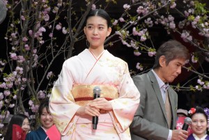 森川葵『花戦さ』完成奉告＆記者会見にて