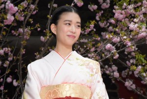 森川葵『花戦さ』完成奉告＆記者会見にて