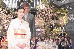 森川葵『花戦さ』完成奉告＆記者会見にて