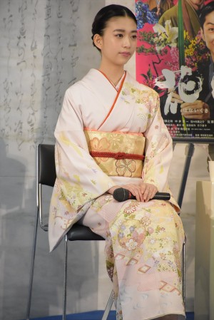 森川葵『花戦さ』完成奉告＆記者会見にて