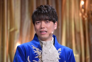 『美女と野獣』来日記者会見に出席した、山崎育三郎