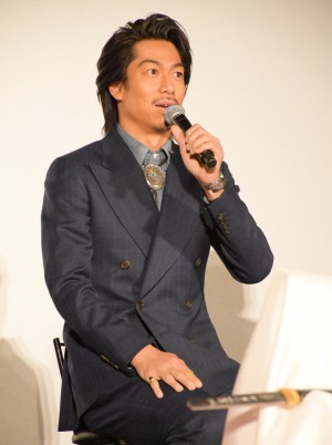 AKIRA、映画『たたら侍』完成披露上映会に出席