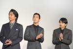 AKIRA、小林直己、青柳翔（劇団EXILE）、映画『たたら侍』完成披露上映会に出席