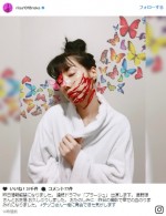 仲里依紗、星野源主演ドラマの“血まみれ”オフショット披露！「一樹さんに再会」