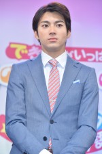 ドラマ『3人のパパ』制作発表イベントに出席した山田裕貴
