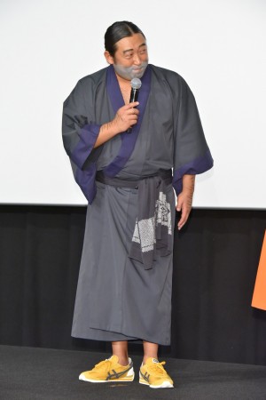 秋山竜次、『夜は短し歩けよ乙女』初日舞台挨拶にて