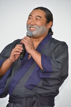 秋山竜次、『夜は短し歩けよ乙女』初日舞台挨拶にて