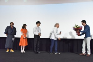 『夜は短し歩けよ乙女』初日舞台挨拶にて