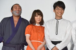 『夜は短し歩けよ乙女』初日舞台挨拶にて