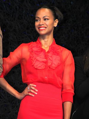 ゾーイ・サルダナ、『ガーディアンズ・オブ・ギャラクシー：リミックス』アジア合同記者会見にて