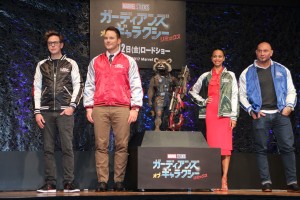 『ガーディアンズ・オブ・ギャラクシー：リミックス』アジア合同記者会見にて