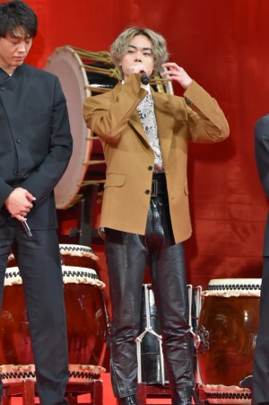 菅田将暉、『帝一の國』完成披露試写会にて