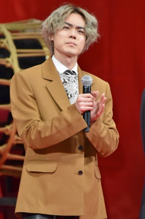 菅田将暉、『帝一の國』完成披露試写会にて