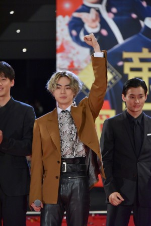 菅田将暉、『帝一の國』完成披露試写会にて