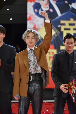 菅田将暉、『帝一の國』完成披露試写会にて