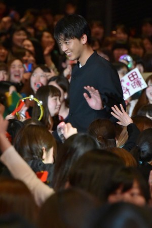 竹内涼真、『帝一の國』完成披露試写会にて