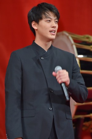 竹内涼真、『帝一の國』完成披露試写会にて