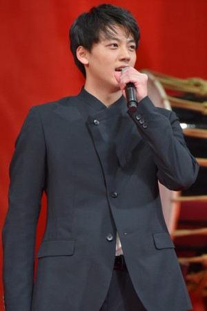 竹内涼真、『帝一の國』完成披露試写会にて