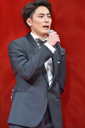 間宮祥太朗、『帝一の國』完成披露試写会にて