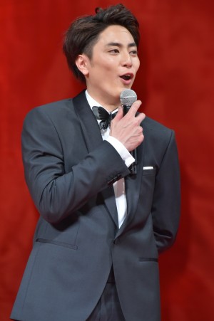 間宮祥太朗、『帝一の國』完成披露試写会にて