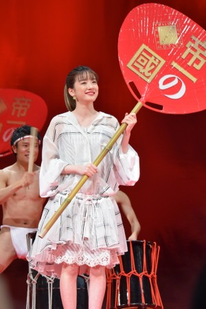 永野芽郁、『帝一の國』完成披露試写会にて