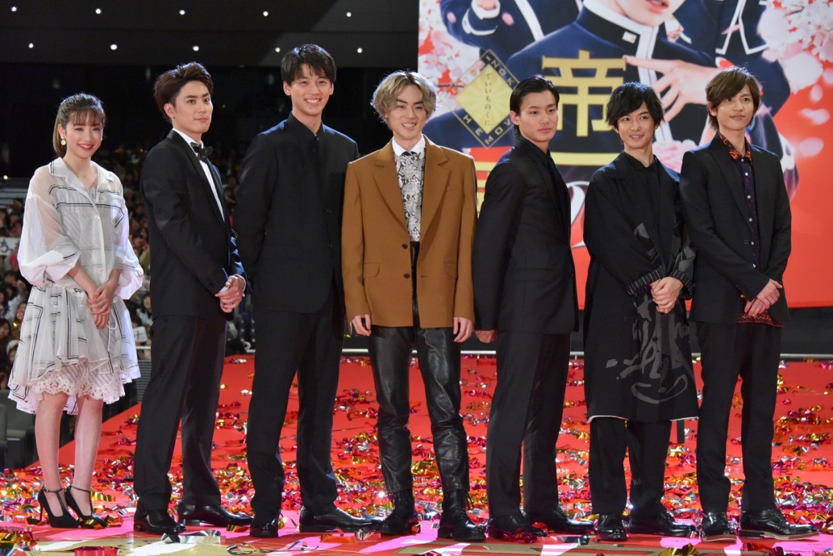 菅田将暉、フンドシ太鼓シーンで“熱い友情”育む　『帝一の國』豪華舞台あいさつ