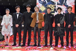 『帝一の國』完成披露試写会にて