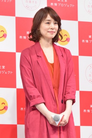 石田ゆり子、「資生堂 新プロジェクト発表」に登場