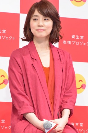 石田ゆり子、「資生堂 新プロジェクト発表」に登場