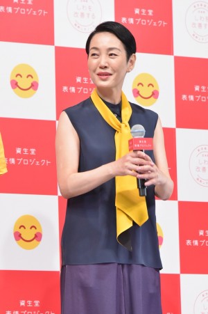 樋口可南子、「資生堂 新プロジェクト発表」に登場