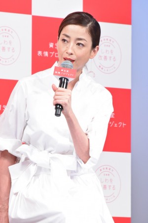 宮沢りえ、「資生堂 新プロジェクト発表」に登場