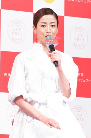 宮沢りえ、「資生堂 新プロジェクト発表」に登場