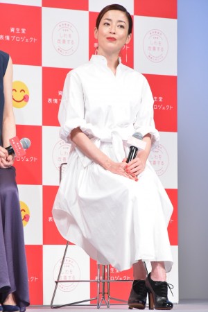 宮沢りえ、「資生堂 新プロジェクト発表」に登場