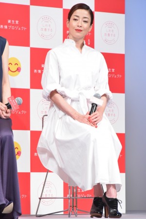 宮沢りえ、「資生堂 新プロジェクト発表」に登場