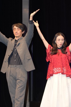 中嶋朋子、『美しい星』完成披露試写会にて