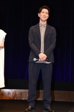 佐々木蔵之介、『美しい星』完成披露試写会にて