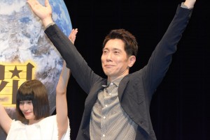 佐々木蔵之介、『美しい星』完成披露試写会にて