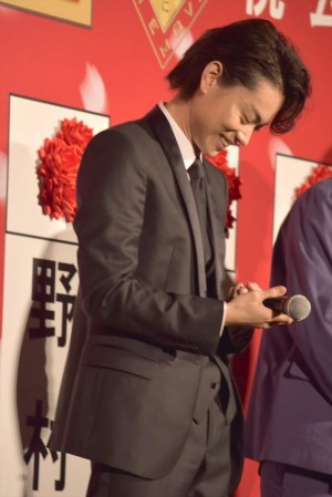 菅田将暉、『帝一の國』初日舞台挨拶にて