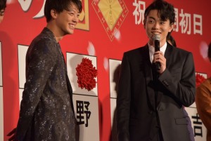 菅田将暉、『帝一の國』初日舞台挨拶にて