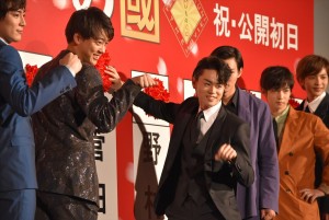 菅田将暉、『帝一の國』初日舞台挨拶にて