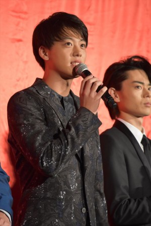 竹内涼真、『帝一の國』初日舞台挨拶にて