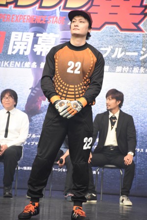 中村龍介（若林源三役）、超体感ステージ『キャプテン翼』製作発表会見にて