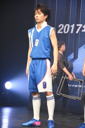 松井勇歩（日向小次郎役）、超体感ステージ『キャプテン翼』製作発表会見にて