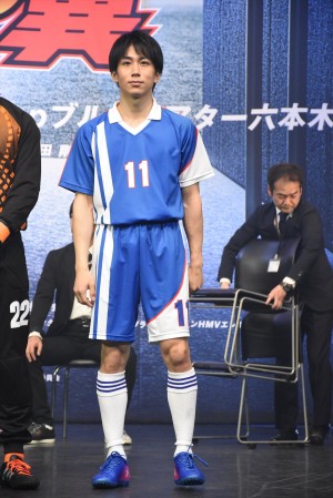 鐘ヶ江洸（岬太郎役）、超体感ステージ『キャプテン翼』製作発表会見にて