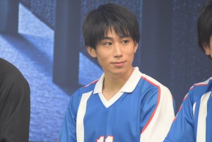 鐘ヶ江洸（岬太郎役）、超体感ステージ『キャプテン翼』製作発表会見にて