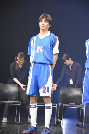 鷲尾修斗（三杉淳役）、超体感ステージ『キャプテン翼』製作発表会見にて