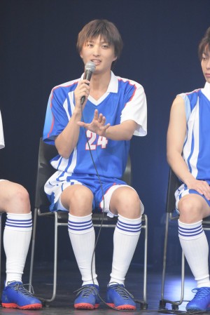 鷲尾修斗（三杉淳役）、超体感ステージ『キャプテン翼』製作発表会見にて