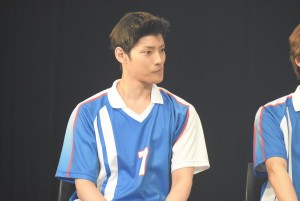 土井一海（早田誠役）、超体感ステージ『キャプテン翼』製作発表会見にて