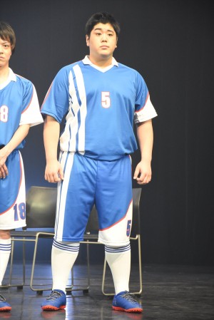 皇希（次藤洋役）、超体感ステージ『キャプテン翼』製作発表会見にて