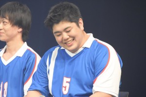 皇希（次藤洋役）、超体感ステージ『キャプテン翼』製作発表会見にて